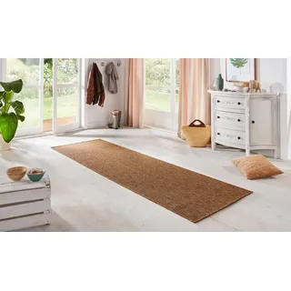 HANSE Home Läufer Nature, In- und Outdoor, rechteckig, Höhe: 5 mm, Teppich, Wetterfest, Balkon, Flur, Wohnzimmer, Wasserfest, Sisal Optik braun 80 cm x 150 cm x 5 mm