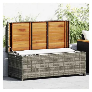 vidaXL Gartenbank 120 x 50 x 50 cm Grau