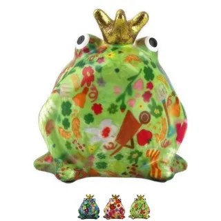 netproshop Spardose Frosch Freddy Größe S aus Keramik Pomme Pidou Größe S, Auswahl:Garden