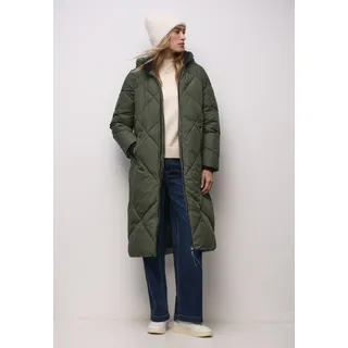 STREET ONE Lange Steppjacke cypress green 44 - 44