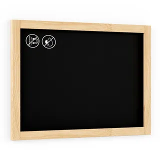 ALLboards Kreidetafel 70 x 50 cm Schwarz