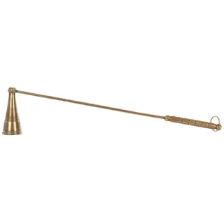 Alice Lane Kerzenlöscher Home Collection Messing antik - Raffinierte Eleganz mit verlängertem dünnen Griff - Kerzendocht Zubehör - Flammenlöscher