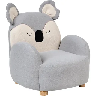 Beliani Kindersessel Koala 0 x 0 cm Holz grau