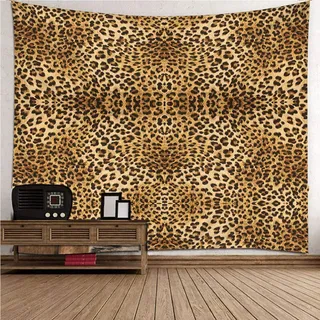CEVAN Wandteppich Anime Wanddekoration Rustikal Leopard Bilder Wandbehang Wandteppich XXL Wanddekoration Kunst Dekorationen Decke Wandbehang Stoff Leopard 200x150cm