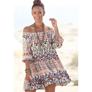 Buffalo Druckkleid Sommerkleid Mehrfarbig 36/38