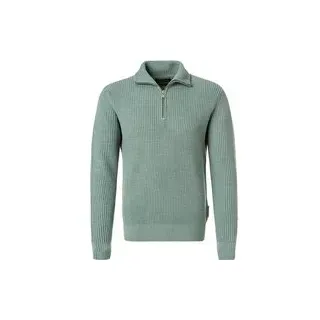 Marc O'Polo Herren Troyer blau unifarben, blau, Herbst/Winter 2023/2024