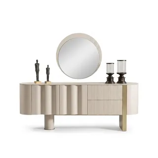 JV Möbel Sideboard 48 x 87 x 230 cm Beige