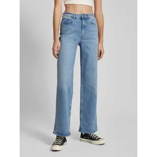 Baggy Fit Jeans im 5-Pocket-Design Modell 'JUICY', Jeansblau, 25/32