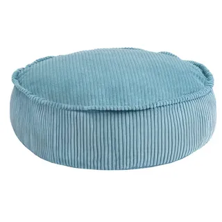 MeowBaby Sitzpouf, Türkis, Textil, 65x20x65 cm, Wohnzimmer, Hocker, Poufs