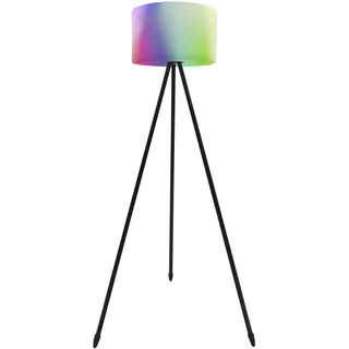 tint LED Stehleuchte Kunststoff/Metall 143 cm E27 inkl. Fernbedienung schwarz