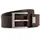 Herrengürtel Leder Dunkelbraun 95