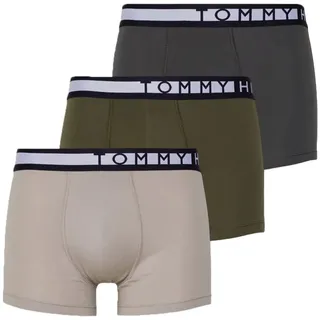 Tommy Hilfiger Herren 3er Pack Boxershorts Trunks Unterwäsche - M