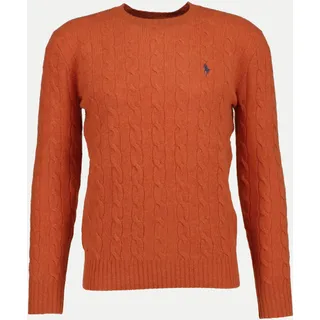 Strickpullover aus Woll-Kaschmir-Mix Orange XL