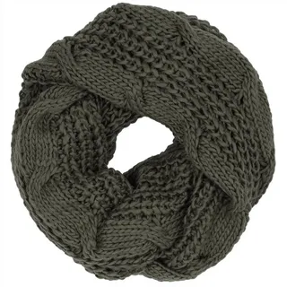 Caspar Loop Caspar SC243 Damen Grob Strick Loop Schlauchschal Schal mit Zopfmuster extra gross und warm