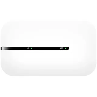 Huawei Zowee Mobile WiFi E5576 Mobiler WLAN-Router 4G LTE (CAT4), Download-Geschwindigkeit bis zu 150 Mbit/s, 1500 mAh Akku, Keine Konfiguration erforderlich, tragbares WLAN, Weiß