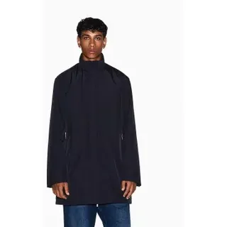 A|X Armani Exchange für Herren. XM001578AF16926UB101 Marineblauer Trenchcoat (L), Lässig, Polyester