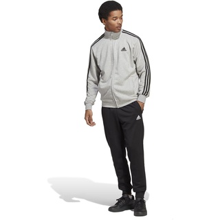 Adidas Trainingsanzug Herren - grau/schwarz, grau|schwarz, XS