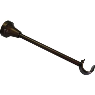 GARDINIA Vorhangstange Gardinia 1-läufig Ø 19 mm 20 cm bronze