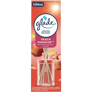 Glade Raumduft Duftstäbchen, Für Zuhause und das Badezimmer, Mit natürlichen Ölen, Peach Paradise, Hält 5 Wochen, 50 ml