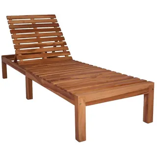 vidaXL Sonnenliege 200 x 60 x 30 cm Braun