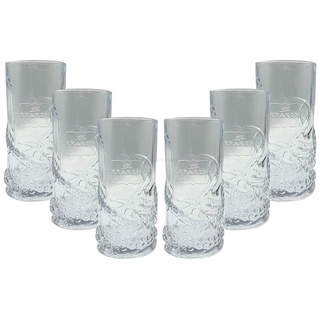 Kraken Rum Gläser Set - 6er Set Longdrink Glas/Gläser von Kraken Rum