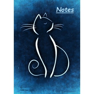 Notizbuch A5 Dotted [Cat - Katze] Softcover Von Daily Paper Design | 80 Seiten | Als Tagebuch  Bullet Journal  Notizheft | Fsc-Zertifiziert & Aus Nach