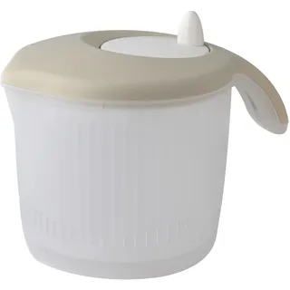 Biesse P636/17, Salatschleuder, Kräuter, Gemüse... einfaches und schnelles Schleudern, kleine Größe, Mini-Packung, Kunststoff, Farbe Beige, 3 l