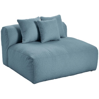 Livetastic Sofaelement Bloom, Blau, Textil, 2-Sitzer, 120x70x122 cm, Made in EU, erweiterbar, Rücken echt, individuell planbar, Wohnzimmer, Sofas & Couches, Modulsofas