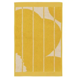 Marimekko Vesi Unikko Guest Towel 30x50 cm - Spring Yellow, Ecru