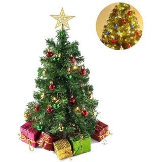 Coonoor Künstlicher Weihnachtsbaum 45cm Mini Weihnachtsbaum,künstlich Weihnachtsbaum, für Festtagsdekoration, indoor outdoor geeignet für Tisch Partydécor