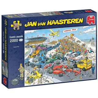Puzzle 19097 Jan van Haasteren Formel 1 Der Start, 2000 Puzzleteile bunt