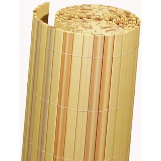 Videx Rügen | Bambus | 90 cm| 100% Blickdicht ohne Abstand zwischen Röhrchen | Premium-Qualität Made in Germay |stabile wetterfeste Sichtschutzmatte