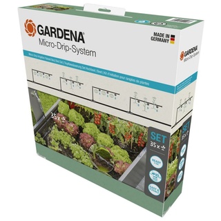 GARDENA 13455-20 Micro-Drip-System Start Set für Hochbeete/Beete