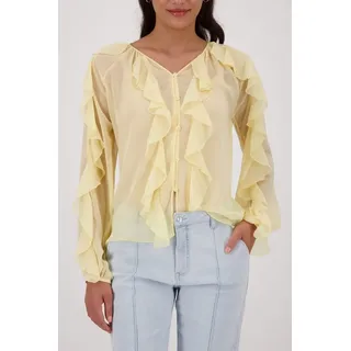 Monari Rüschenbluse beige XXXL (46)