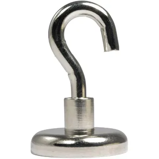 Neodym Magnet Haken 36mm - Magnethaken Extra Stark - 40 KG Zugkraft - Magnetische Haken Kühlschrank Whiteboard