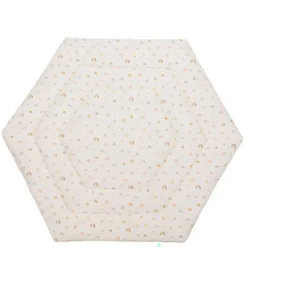 Fillikid Laufgittereinlage Laufstalleinlage 6-eckig Exclusiv beige