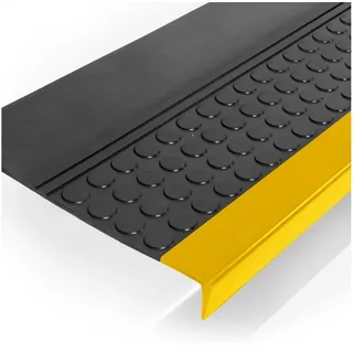 ANRO Stufenmatte 30 x 150 cm Gelb/Schwarz