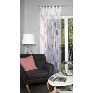 HOME WOHNIDEEN PAOLO Schlaufen 140 x 245 cm Rot 1 St.