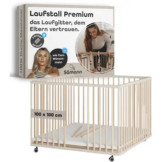 Sämann Laufgitter Sprossen sahara dust/natur, Premium Kollektion | Gr.: 100x100 cm)