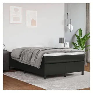vidaXL Boxspringbett 120 x 200 cm Schwarz