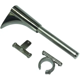 GARDINIA Universalträger 1-und 2-Lauf Ø 16 mm 15 cm Edelstahl-Optik