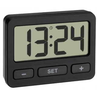 TFA Dostmann Uhr TFA 60.2035.01 kleine Digitaluhr Reiseuhr Quarzuhr Küchenuhr