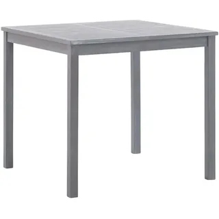 vidaXL Gartentisch 80 x 80 x 74 cm Grau
