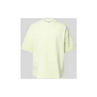 T-Shirt mit geripptem Rundhalsausschnitt, Hellgruen, $listsize[$i].replace('"','"')
