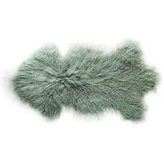 daslagerhaus living Fellteppich Tibetanisches Lammfell grün B 80 cm, Höhe: 5 mm grün