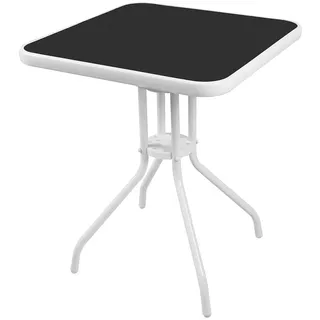 Mojawo Bistrotisch 60 x 60 x 70 cm Weiß