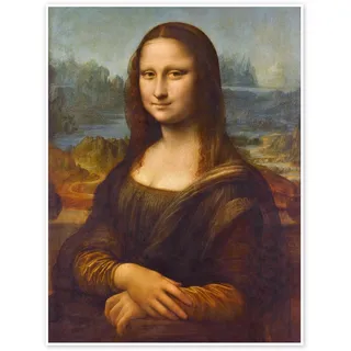 Posterlounge Mona Lisa Poster | 30 x 40 cm von Leonardo da Vinci Wandbilder Wanddeko