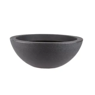 BigDean Pflanzschale Ø 52 x 20 cm Anthrazit