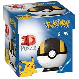 Ravensburger 3D-Puzzle 3D Puzzle Pokémon Ultra Ball 112661, Puzzleteile