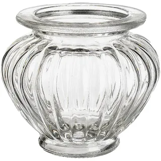 Vase Glas ca. D8xH8cm, klar